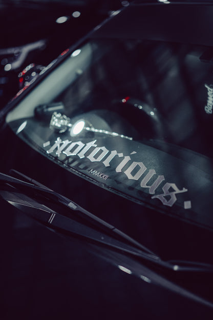 "Notorious" Staple Banner